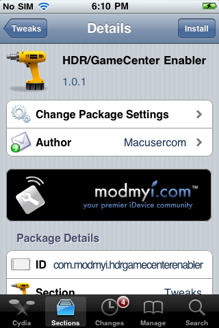 How to Enable Game Center and HDR Photos on Your iPhone 3G, 3GS