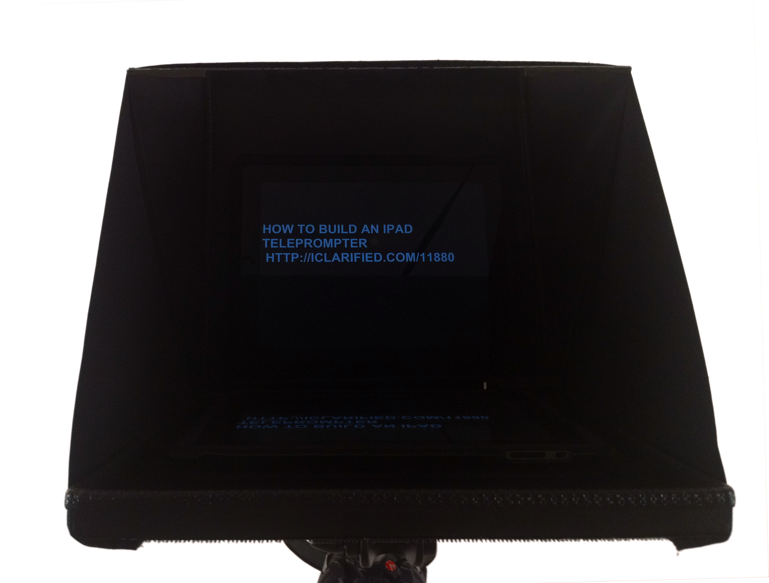 How to Build an iPad Teleprompter [DIY]