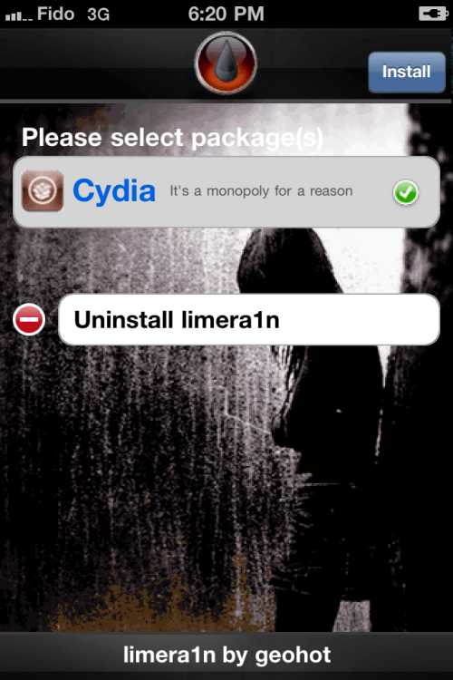 Jailbreake din iPhone 3GS, iPhone 4 med Limera1n (Windows)