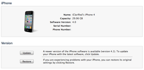 Πώς να ενημερώσετε το iPhone σας 4 χωρίς αναβάθμιση της Baseband (Mac) 