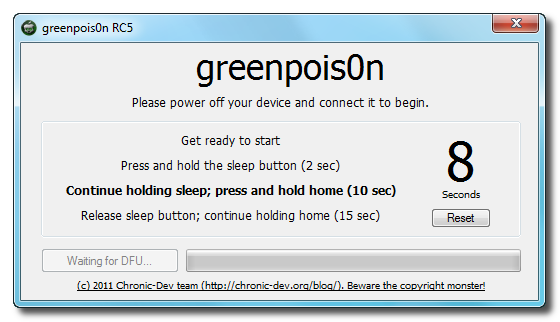 How to Jailbreak Your iPhone 3GS, iPhone 4 Using Greenpois0n (Windows)