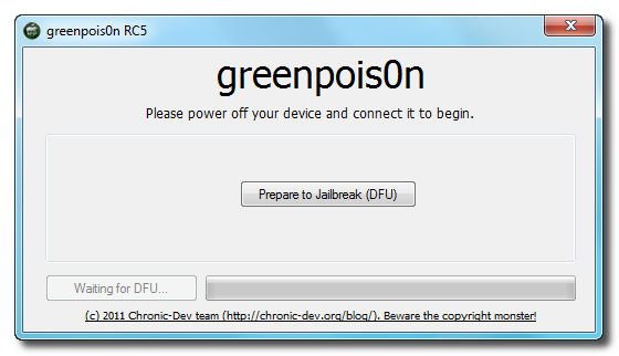 How to Jailbreak Your iPod Touch 3G, 4G Using Greenpois0n (Windows)