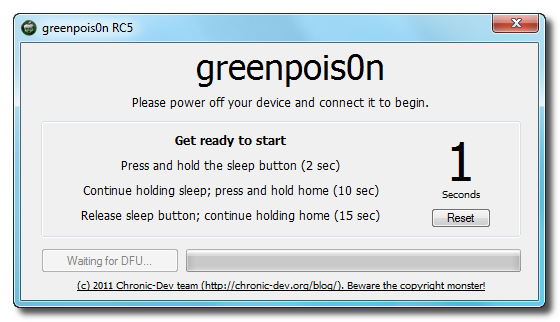 How to Jailbreak Your iPod Touch 3G, 4G Using Greenpois0n (Windows)