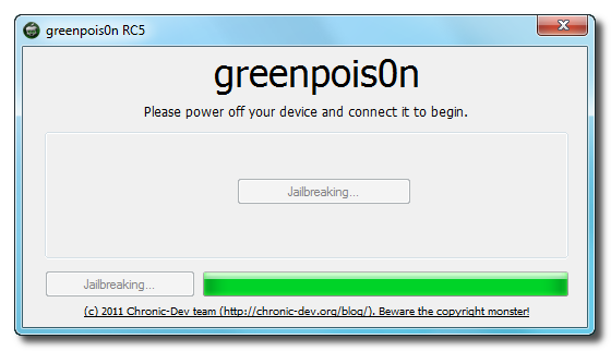 How to Jailbreak Your iPod Touch 3G, 4G Using Greenpois0n (Windows)