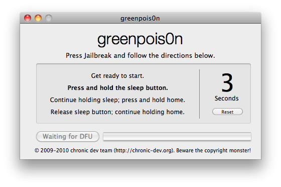 How to Jailbreak Your iPod Touch 3G, iPod Touch 4G Using Greenpois0n (Mac)