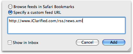 How to View RSS Feeds in Apple Mail
