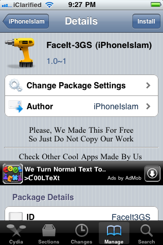 Πώς να ενεργοποιήσετε τη λειτουργία βιντεο-κλήσης FaceTime στο iPhone 3GS.