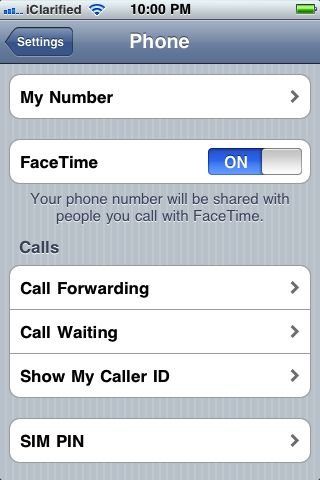 Como activar FaceTime en un iPhone 3GS