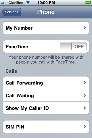 كيفية تفعيل خاصية الفيس تايم FaceTime على جهاز iPhone 3GS