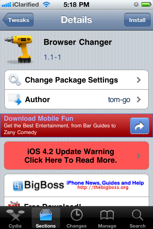 Changer le navigateur par défaut de l&#039;iPhone