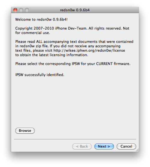 怎样用RedSn0w越狱iPad 4.2.1(Mac版)