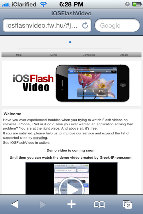 Como assistir conteúdo Flash em seu iDevice usando iOSFlashVideo