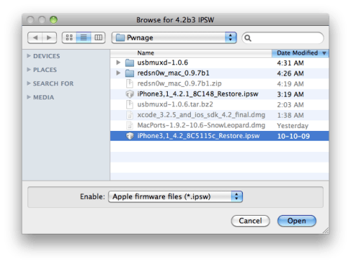 Jailbreak Untethered a tu iOS 4.2.1 (Mac)