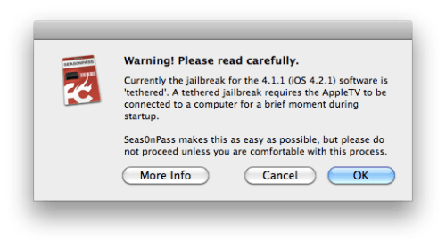 Como hacer Jailbreak a un Apple TV 2G usando Seas0nPass (Mac) [4.2.1]