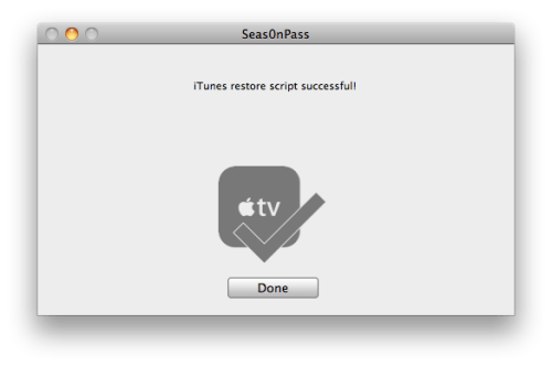 Anleitung: Jailbreak Ihres Apple TV 2G mittels Seas0nPass (Mac)