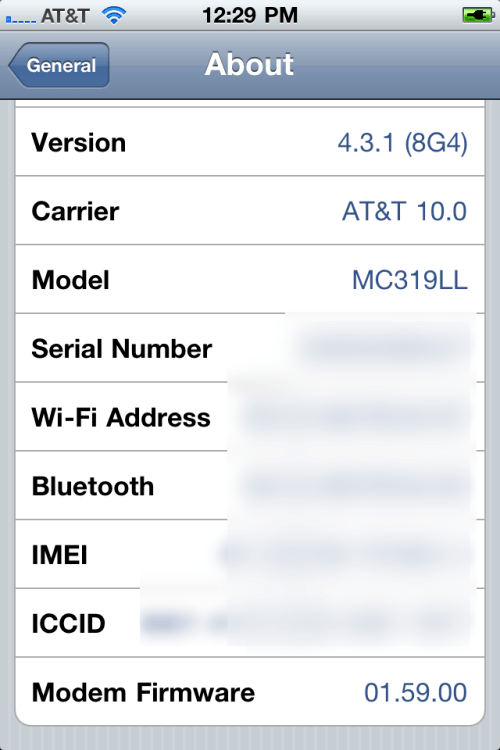 Como actualizar o iPhone 4 sem actualizar a Baseband (Mac) [4.3.1]
