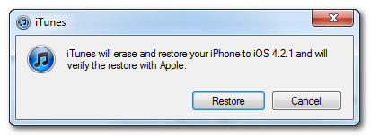 Kako da nadogradite Vaš iPhone 4 bez nadogradnje modema na 4.2.1 (Windows)