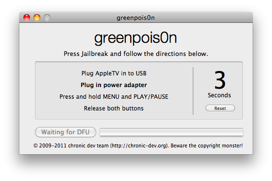 How to Jailbreak Your Apple TV 2G Using Greenpois0n (Mac)