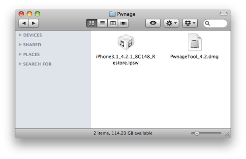 Cara men-jjilbreak iPhone 4 menggunakan PwnageTool (Mac) [4.2.1]