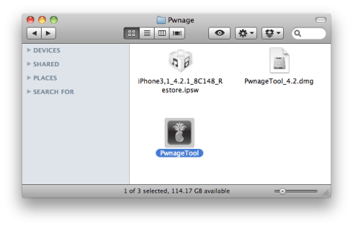 Cara men-jjilbreak iPhone 4 menggunakan PwnageTool (Mac) [4.2.1]