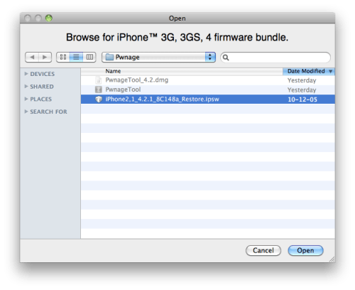 Πως να κάνετε Jailbreak στο iPhone 3GS σας με το PwnageTool (Mac) [4.2.1]