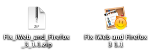 How to Fix iWeb Galleries for Firefox 3