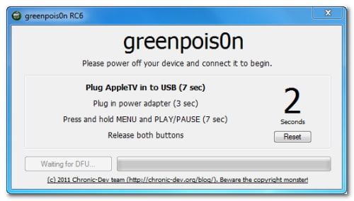 How to Jailbreak Your Apple TV 2G Using Greenpois0n (Windows)