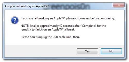 Como realizar el Jailbreak de un Apple TV 2G utilizando Greenpois0n (Windows)