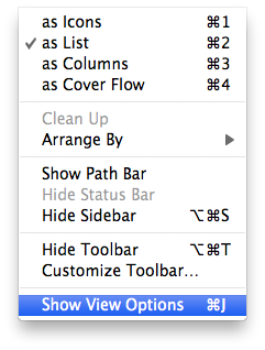 Cómo mostrar el tamaño del folder en Mac OS X Finder