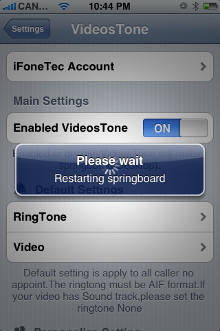 Como ativar toques em vídeo no iPhone