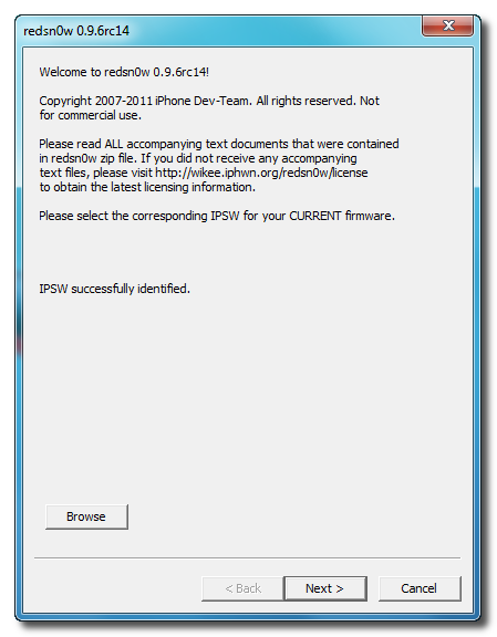 Ako na Jailbreak pre iPhone 4 pomocou RedSn0w (Windows) [4.3.2]
