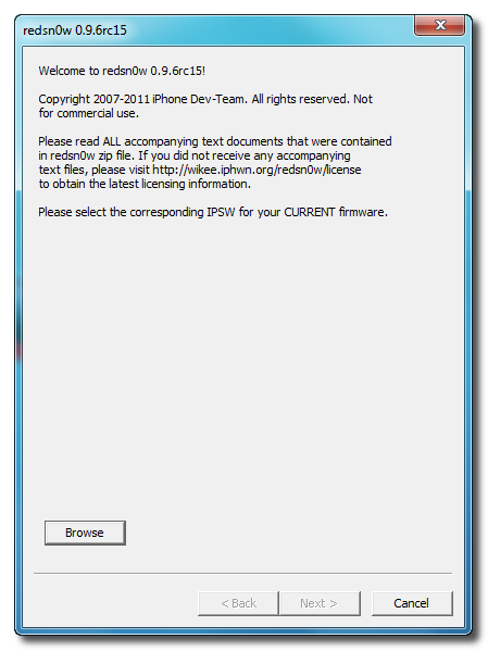 Como hacer el jailbreak a tu iPhone 3GS usando RedSn0w (Windows) [4.3.3]