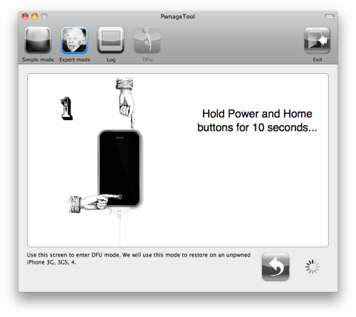 Jailbreak des iPhone 4 mittels PwnageTool (Mac) [4.3.1]