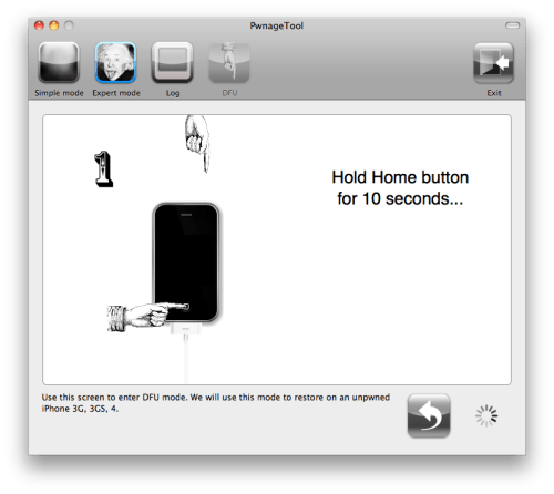 Como hacerle Jailbreak a tu iPhone 3GS con iOS 4.3.1 usando PwnageTool para Mac