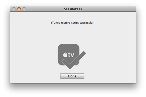 Apple TV 2G Jailbreaken Met Seas0nPass (Mac) [4.3]