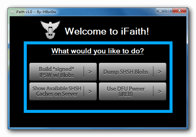 How to Dump the SHSH Blobs of Your Current Firmware Using iFaith