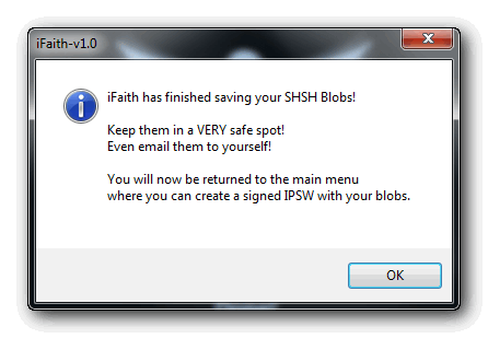 How to Dump the SHSH Blobs of Your Current Firmware Using iFaith