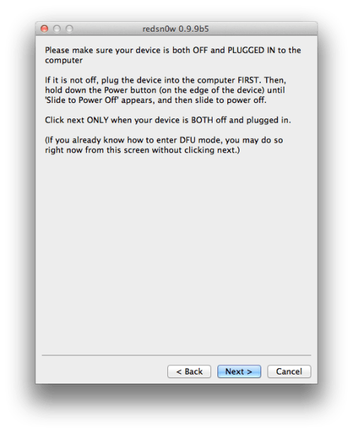 Como fazer o jailbreak de seu iPad 1 no firmware iOS 5.0 usando RedSn0w para Mac