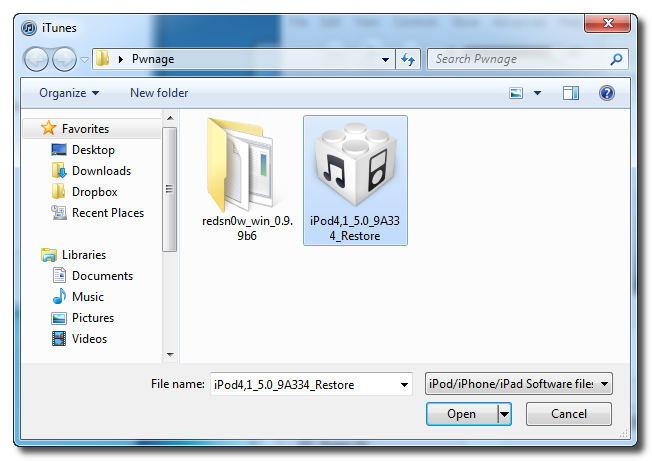 How to Jailbreak Your iPod Touch 4G Using RedSn0w (Windows) [5.0]