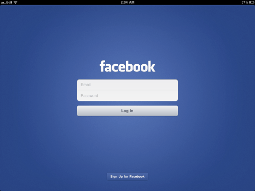 Wie man die noch unveröffentliche FaceBook App auf seinem iPad installiert