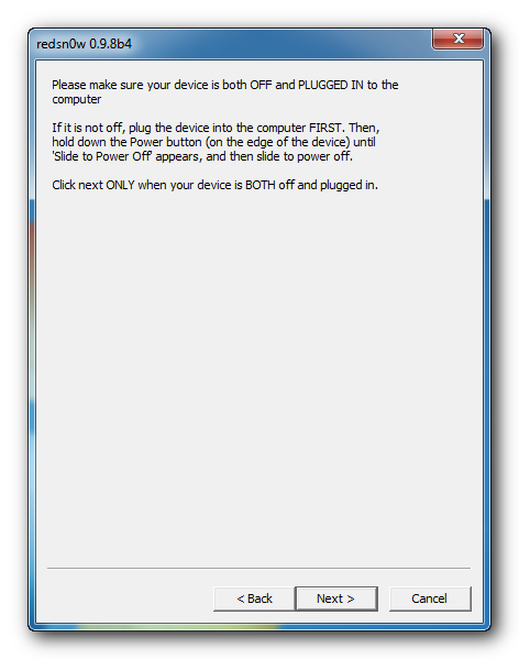 Cách Jailbreak iPhone 4 với RedSn0w (Windows) [4.3.5]