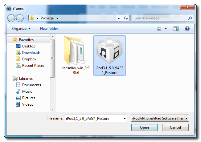 How to Jailbreak Your iPod Touch 3G Using RedSn0w (Windows) [5.0]