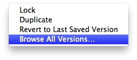How to Use Versions in Mac OS X Lion [Video]