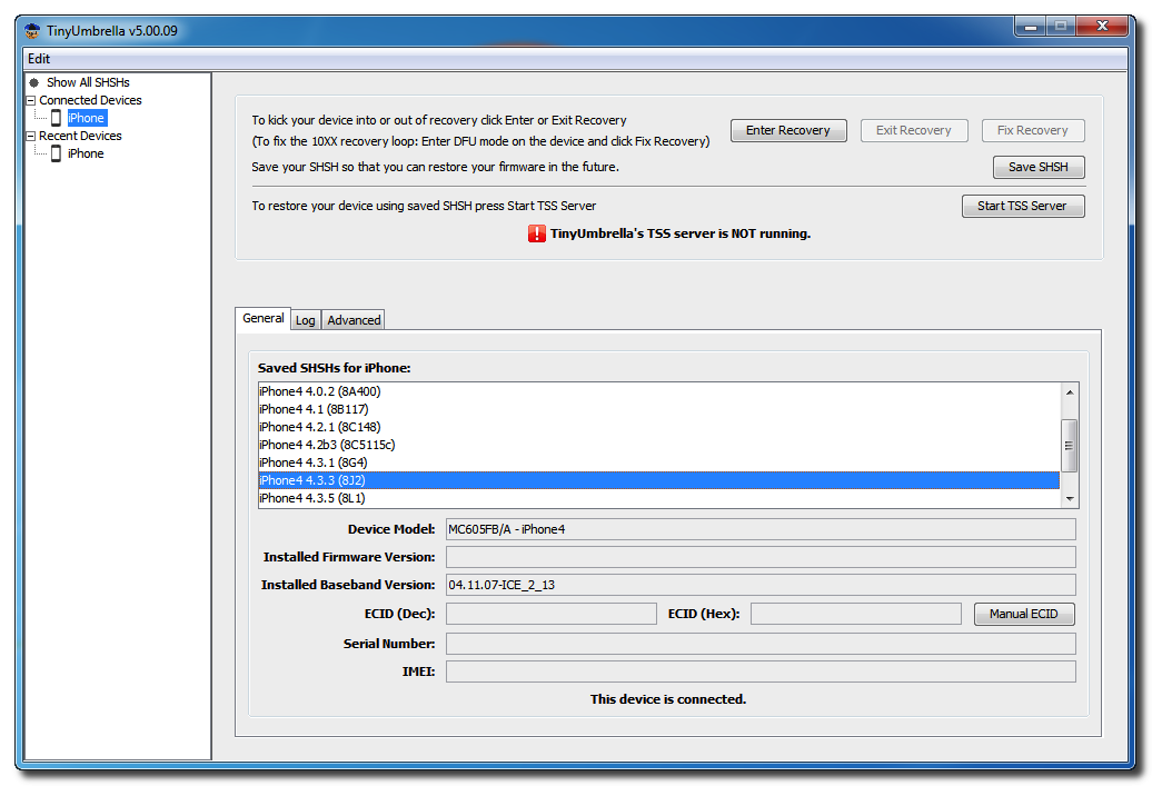 How to Downgrade Your iPhone Firmware Using TinyUmbrella (Windows)