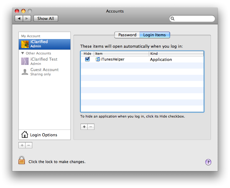 How to Add a Mac OS X Login Item