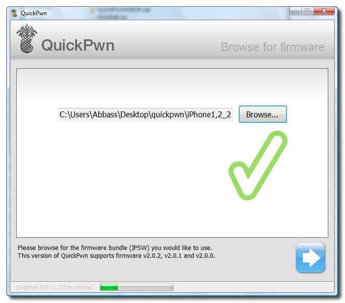 How to Jailbreak a 2.0.x iPhone Using QuickPwn GUI (Windows)