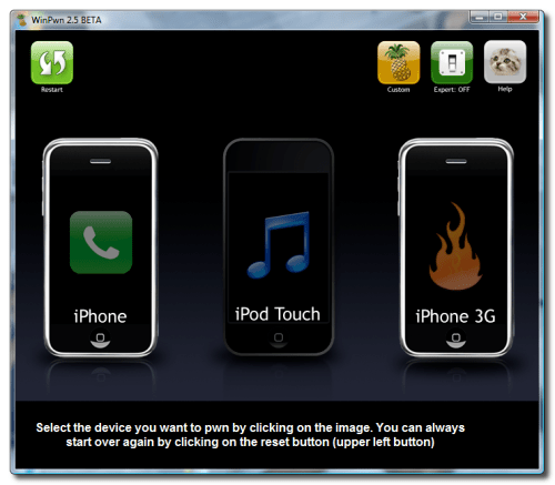 Cómo Su 2.0.x Jailbreak iPhone 3G (Windows) [WinPwn 2.5]