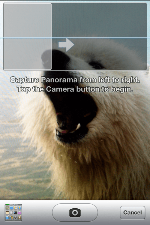 How to Enable Panoramic Camera Mode in iOS 5