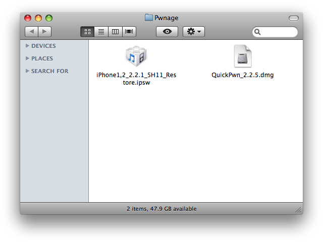 How to Jailbreak Your iPhone With QuickPwn (Mac) [Updated 2.2.1]
