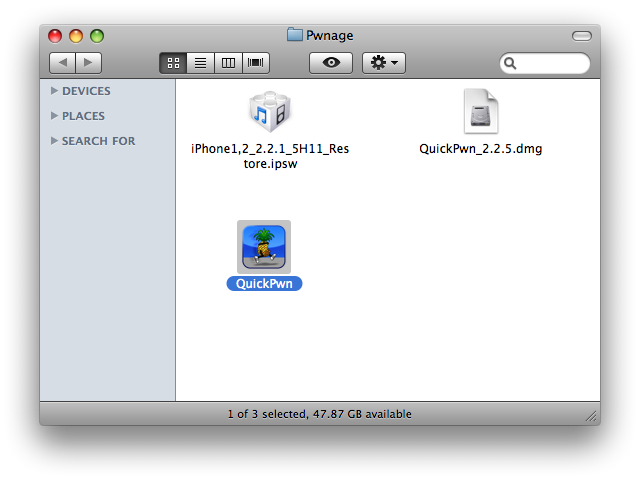 How to Jailbreak Your iPhone With QuickPwn (Mac) [Updated 2.2.1]